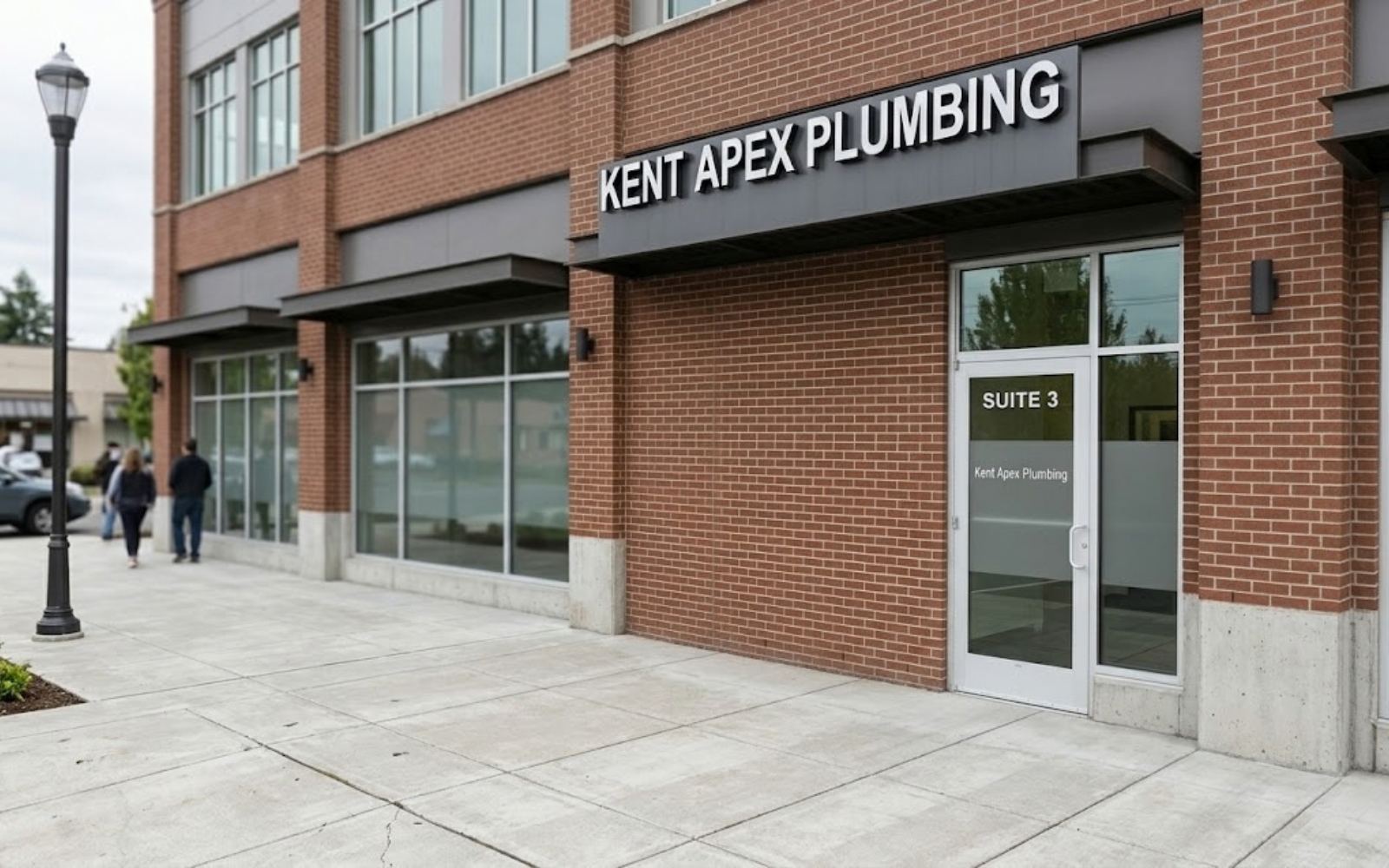 Kent Apex Plumbing office at 2472 3rd St, Suite 3, Kent, WA